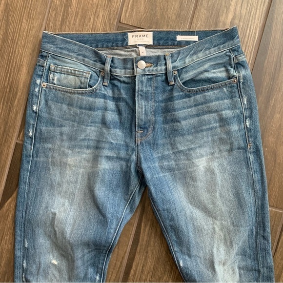 FRAME Denim L’Homme Skinny Jeans in Attridge Sz 31 - Picture 4 of 8